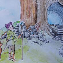 My project in Storytelling through Watercolor Illustration course. Traditional illustration, Watercolor Painting, Stor, telling, Narrative, and Manga project by Janneke Vrijdag - 05.19.2021