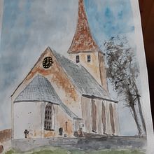 My project in Architectural Sketching with Watercolor and Ink course. Sketching, Drawing, Watercolor Painting, Architectural Illustration, Sketchbook & Ink Illustration project by T T - 05.18.2021