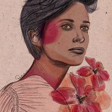 My project in Illustrated Portraits with Procreate course. Ilustração tradicional, Ilustração vetorial, Ilustração digital, e Desenho de retrato projeto de rosellina - 20.05.2021