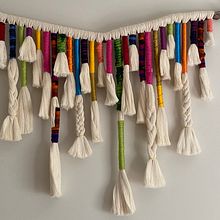 Mi Proyecto del curso: Macramé: técnicas de tejido envuelto Ein Projekt aus dem Bereich H, werk, Dekoration von Innenräumen, Weben, Makramee und Textilfärbung von denigloria - 20.05.2021