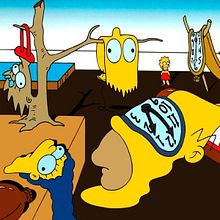 Fine art Simpson. Traditional illustration, Vector Illustration, and Creativit project by Franco Bazán - 02.08.2021