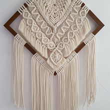 Meu projeto do curso: Introdução à tapeçaria em macramê Ein Projekt aus dem Bereich Erweiterungsentwicklung, H, werk, Weben und Makramee von Caciane Souza - 21.05.2021
