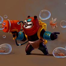 Meu projeto do curso: Pintura digital de personagens: ilustre com luz e cor Ein Projekt aus dem Bereich Traditionelle Illustration, Design von Figuren, Digitale Illustration und Digitale Malerei von Luís Fernando - 21.05.2021