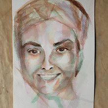Mi Proyecto del curso: Retrato artístico en acuarela. Un progetto di Pittura, Pittura ad acquerello, Disegno di ritratti e Belle arti di Begoña Cruz López - 17.05.2021