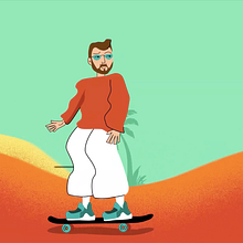 Sab Hop. Un progetto di Animazione, Animazione 2D, Illustrazione tradizionale e Illustrazione vettoriale di Diana Fabián - 25.08.2020