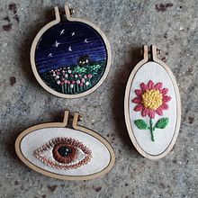 Mi Proyecto del curso: Técnicas de bordado en miniatura. Embroider project by gafitas68 - 05.22.2021