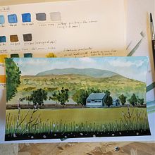 Mon projet du cours : Carnet de voyage à l’aquarelle . Ilustrație tradițională, Pictură în acuarelă, Ilustrație arhitecturală și Caiet de schițe de jf_gruau - 05.16.2021