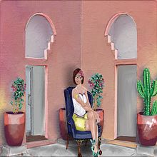 Mon projet du cours : Portraits picturaux avec des techniques numériques. Ilustração digital, Desenho de retrato, e Pintura digital projeto de Britt Pica - 24.05.2021