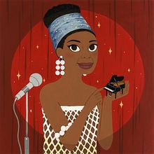 El piano de Nina Simone. Un proyecto de Ilustración tradicional, Ilustración infantil y Pintura gouache de Julia Bereciartu - 24.05.2021