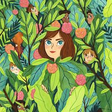 Orphan island. Un proyecto de Ilustración tradicional, Ilustración infantil y Pintura gouache de Julia Bereciartu - 24.05.2021