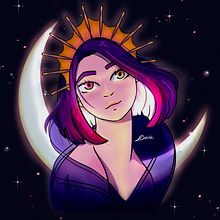 Mi Proyecto del curso: Iluminación y color para retratos digitales en Photoshop . Traditional illustration, Digital Illustration, and Digital Painting project by Josefina Duciak - 05.24.2021