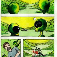 Bots - The End of the World. Comic project by Dalia Carvajal Celma - 05.24.2021