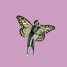Butterflies. Traditional illustration, Collage, and Design project by Mónica Esteban Hernández - 05.25.2021