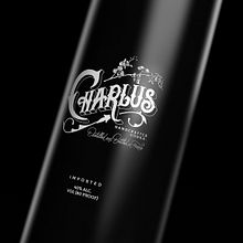 Charlus vodka. Un proyecto de Lettering, Diseño de logotipos, Tipografía, Dirección de arte y Packaging de Simón Londoño Sierra - 25.05.2021