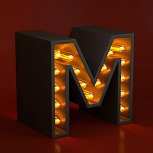 Mi Proyecto del curso: Lettering 3D: modelado y texturizado con Cinema 4D. Un proyecto de Motion Graphics, 3D, Post-producción fotográfica		, Modelado 3D y Lettering 3D de nathyhernandez97 - 25.05.2021