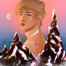 Mountain Guy. Un progetto di Illustrazione tradizionale di Guilherme Reis - 18.05.2021