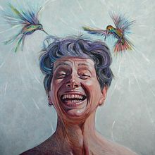 Mi Proyecto del curso:  La felicidad. Projekt z dziedziny  Malarstwo, Malarstwo olejowe, Trad, c i jna ilustracja użytkownika Liliana Quintero - 26.05.2021