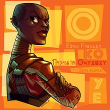 Okoye. Traditional illustration project by Ronaldo Barata - 05.26.2021