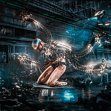Cyber ocaso. Een project van  Art direction, Fotografie y Ontwerp van personages van Sergio Instanto - 27.05.2021