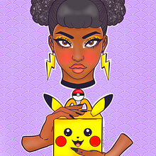 Pika Meal. Een project van Traditionele illustratie, Ontwerp van personages, Stripboek,  Tekening, Manga y Digitale illustratie van CeeCee Covington - 27.05.2021