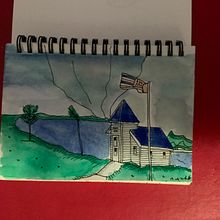 My project in Architectural Sketching with Watercolor and Ink course. Sketching, Drawing, Watercolor Painting, Architectural Illustration, Sketchbook & Ink Illustration project by RALPH Nicoloff - 05.23.2021