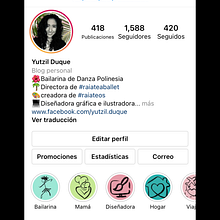 Mi Instagram personal. Un progetto di Social media di Yutzil Duque Hernández - 27.05.2021