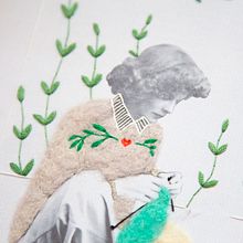 Bordado Needle Felting. Embroider, Traditional illustration, and Photograph project by Studio Variopinto - 02.22.2021