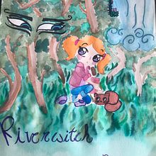 Novela gráfica. Riverwitch . Een project van Traditionele illustratie, Stripboek, Stor, telling, Stor, board y Verhaallijn van Abril Flores - 27.05.2021