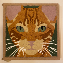 My second after doing project in Punch Needle XL Embroidery course. Un proyecto de Bordado de Sara Cunha - 28.05.2021