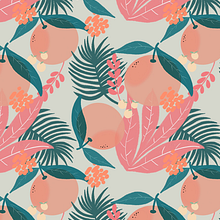 Mi Proyecto del curso: Creación de marca basada en tus propios estampados. Un proyecto de Ilustración tradicional, Br, ing e Identidad, Diseño gráfico, Pattern Design, Diseño de moda e Ilustración botánica de Daniela Monsalve Velez - 26.05.2021