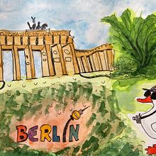 Mein Kursprojekt: Aquarellsketching: Drück deine Ideen aus . Un proyecto de Ilustración tradicional, Bocetado, Creatividad, Dibujo, Pintura a la acuarela y Sketchbook de Birgit K - 28.05.2021