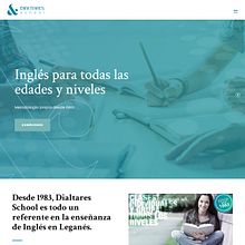 Web - Dialtares School. Web Design, and Web Development project by Estudio de diseño y comunicacion - 05.28.2021