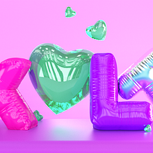 My project in 3D Typography: Playing with Color and Volume course. Un progetto di 3D, Animazione, Tipografia, Animazione 3D, Progettazione 3D e Design digitale di triglaff - 28.05.2021