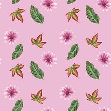 Meu projeto do curso: Aquarela botânica para estampados. Un proyecto de Ilustración tradicional, Pattern Design, Pintura a la acuarela e Ilustración botánica de Carol Silvestrini - 28.05.2021