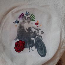 Mi Proyecto del curso: Bordado en fotografías sobre tela. Photograph, Collage, Paper Craft, Printing, Embroider, and DIY project by magda_trejo_martin - 05.29.2021