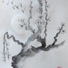 My project in Introduction to Sumi-e Painting course. Traditional illustration, Drawing & Ink Illustration project by Gaia Vichi - 05.29.2021