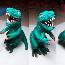 MODELAJE / T-REX. Un progetto di Character design, Scultura e Creatività di Belén Valiente Rodríguez - 29.05.2021