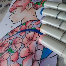 Arisato Minaki. Traditional illustration, Comic, Color Theor, and Manga project by ivy_mitsuno - 05.29.2021