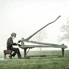 El pianista / The pianist. Photomontage, Photograph, Creativit, Digital Illustration, and Concept Art project by Néstor Rubén Fernández Aranda - 01.25.2021