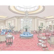 Hotel Wellington. Traditional illustration, Advertising, Design, Graphic Design, Vector Illustration, and Digital Illustration project by Laura Ludivina Lobato Deschamps - 05.29.2021