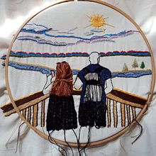 Mis hijos de paseo. . % virginia_castillo tarafından hazırlanan Aksesuar Tasarımı, Kostüm Tasarımı, Nakış, Ve Renk Teorisi projesi - 05.30.2021