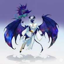 Tiefling Celestial Warlock. Un proyecto de Ilustración tradicional y Diseño de personajes de Silvia Texido Viyuela - 30.05.2021