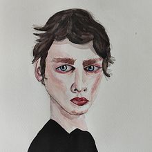 Mi Proyecto del curso: Retrato en acuarela a partir de una fotografía . Ilustrație tradițională, Pictură în acuarelă și Desen de portret de Adofo Salas León - 05.30.2021