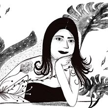 Mein Kursprojekt: Traditionelle Zeichentechniken mit Procreate  Ein Projekt aus dem Bereich Traditionelle Illustration, Digitale Illustration, Porträtzeichnung und Digitale Zeichnung von Valeria Klein - 30.05.2021