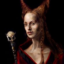 evil & Beauty . Ilustrație tradițională, Pictură digitală, Design de caractere, Artă conceptuală, Desen de portret și Desen digital de Chema Bercial Patiño - 05.31.2021