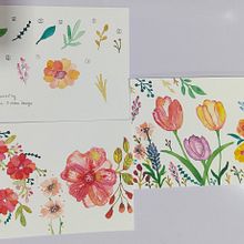 My project in Vibrant Floral Patterns with Watercolors course. Projekt z dziedziny Malowanie akwarelą użytkownika Chandradeep Shikha Pattnaik - 28.05.2021