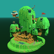 Voxel Art . % Francisco Vasquez tarafından hazırlanan 3D, Tasarım, Animas, on, Ve Karakter Tasarımı projesi - 05.31.2021