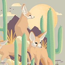 My project in Stylized Vector Illustration with Color and Character course. Traditional illustration, Graphic Design, Vector Illustration, and Digital Illustration project by Aurelie Antonio - 05.28.2021