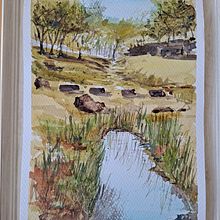 Mi Proyecto del curso: Paisajes naturales en acuarela. Un projet de Beaux Arts, Peinture , et Aquarelle de jcortespaz - 31.05.2021