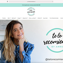Tienda Online TeloRecomiendo. Un progetto di Web design, Web development, Marketing digitale e E-commerce di Jessica Trigo Orellana - 31.05.2021